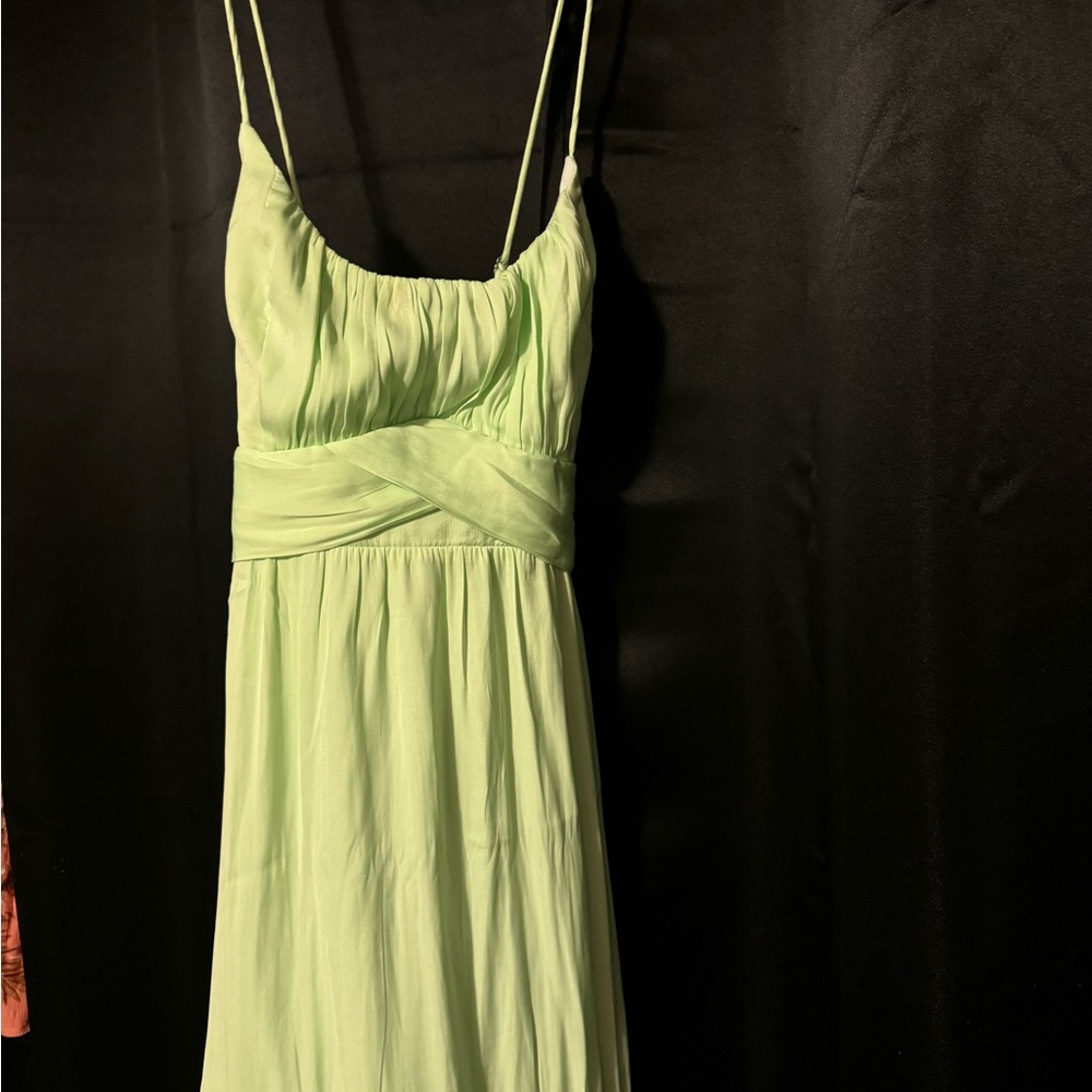 Angel Biba Light Green Strappy Dress